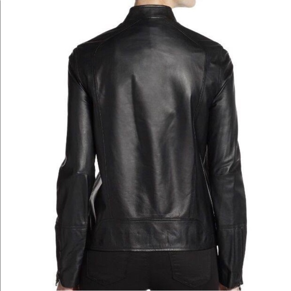 Robert Rodriguez teal and black leather jacket - Picture 6 of 11